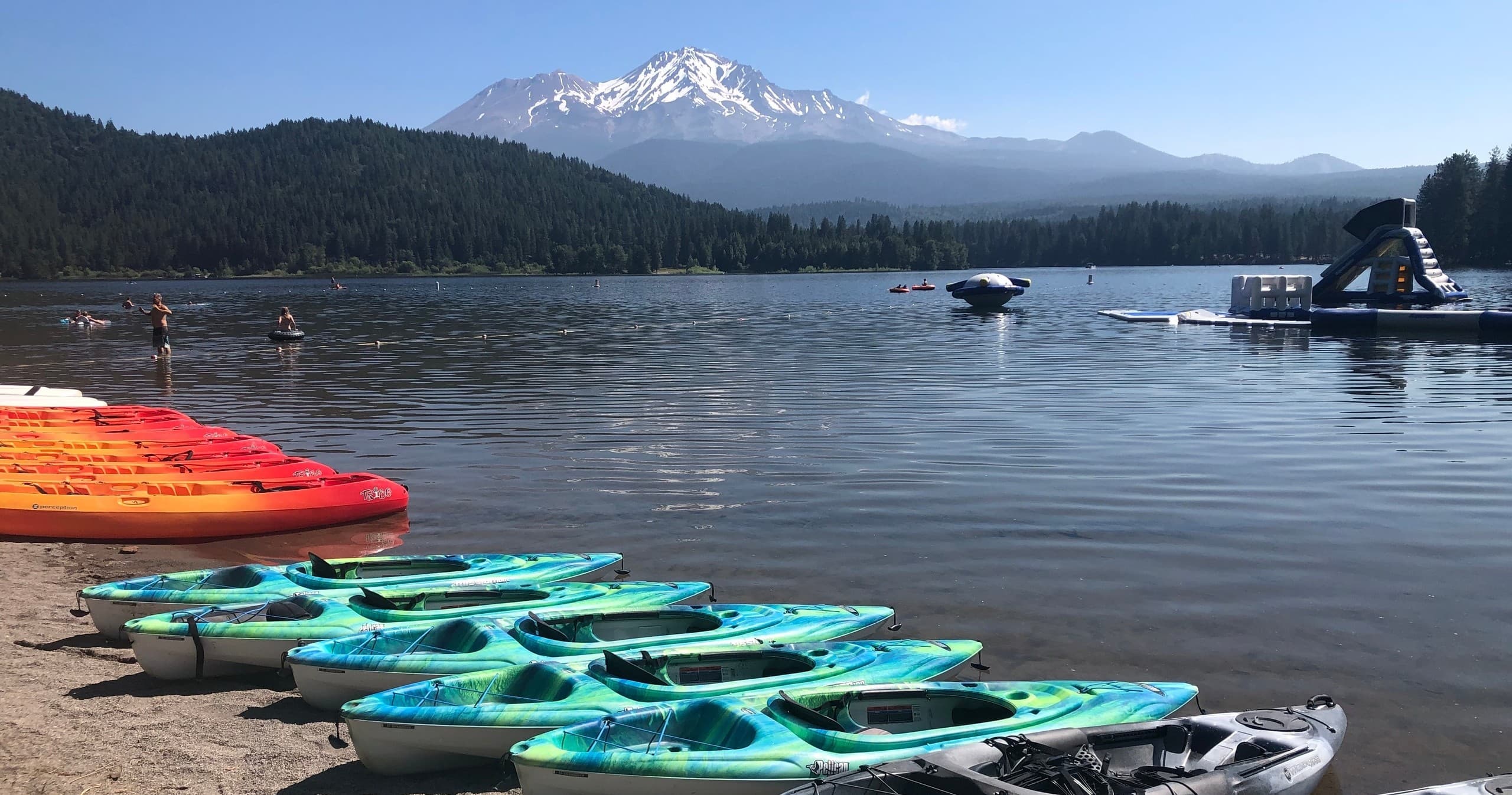 Single Kayak Rentals at Mount Shasta, California