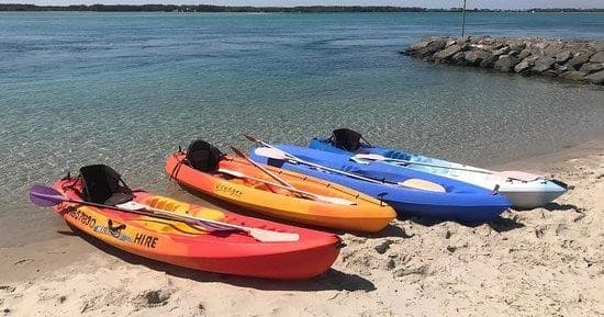 Double Kayak Rentals at Golden Beach Hire