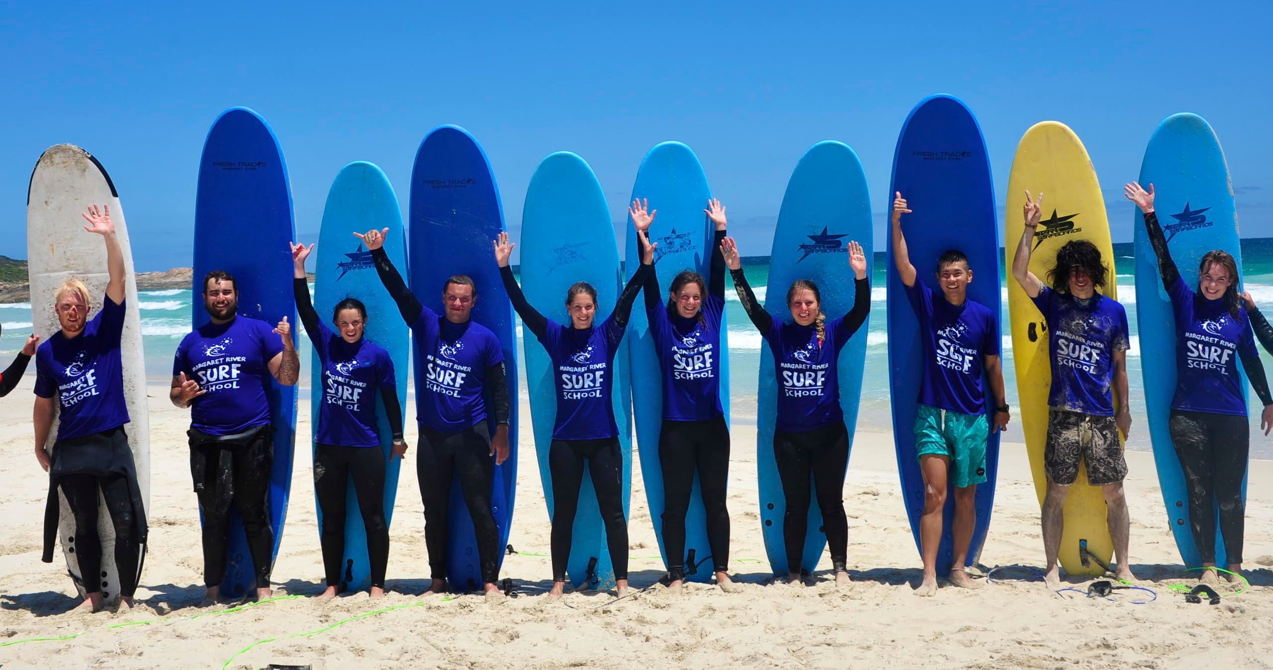 Surf & Sun: Margaret River Surf School at Redgate Beach