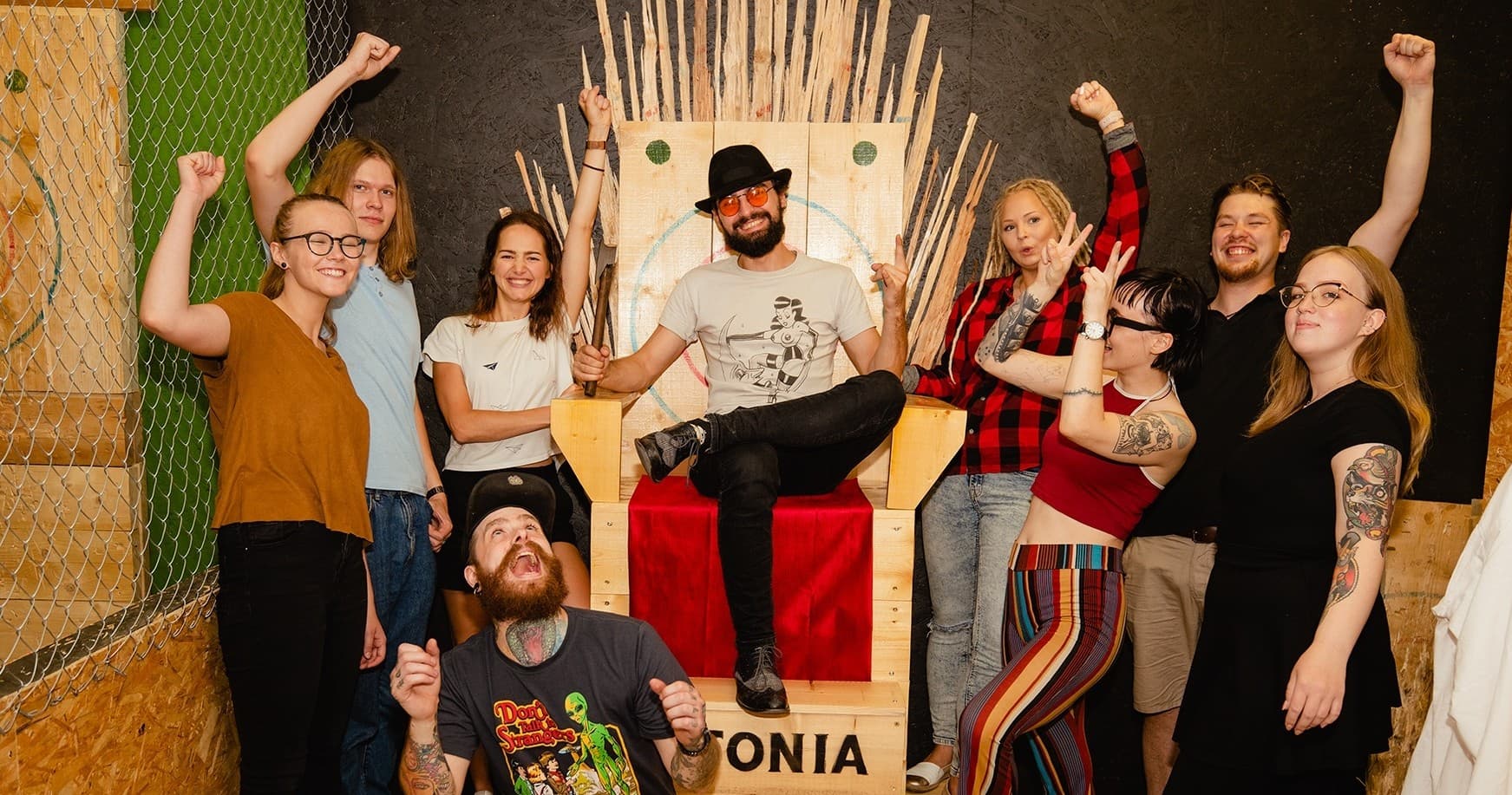 Outdoor Adventure at Tallin Axe Throwing by Kirves OÜ