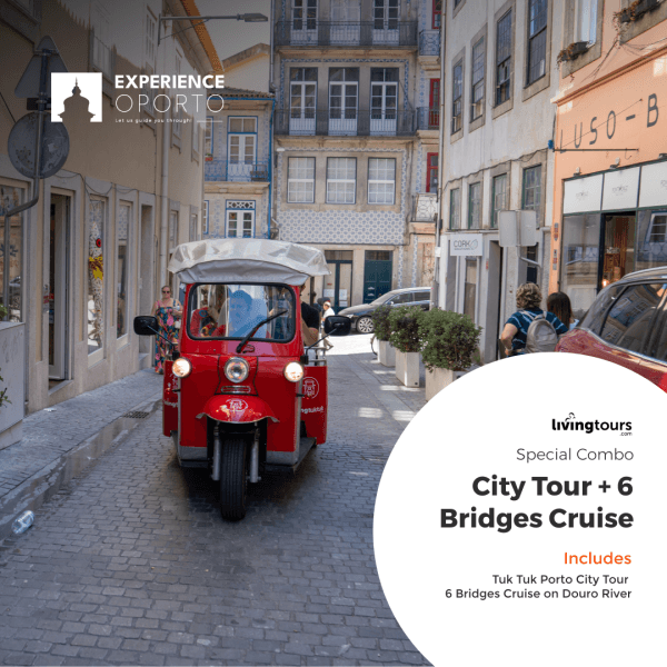 Water Activities in Porto with Tuk Tuk City Tour & 6 Bridges Cruise