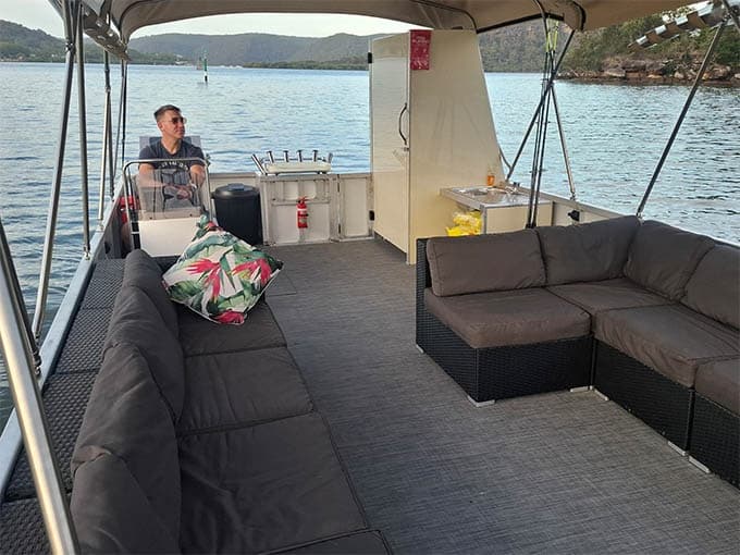 Full-Day Pontoon Hire on The Sandy — Brooklyn NSW Luxury Boat Charter photo 2