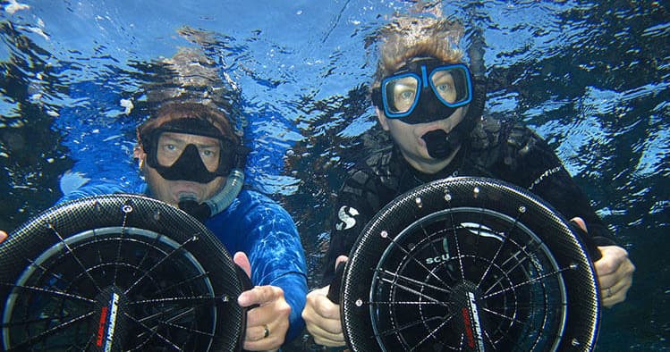 Sebastian Snorkeling with Diving Catalina’s Power Snorkel EXTREME