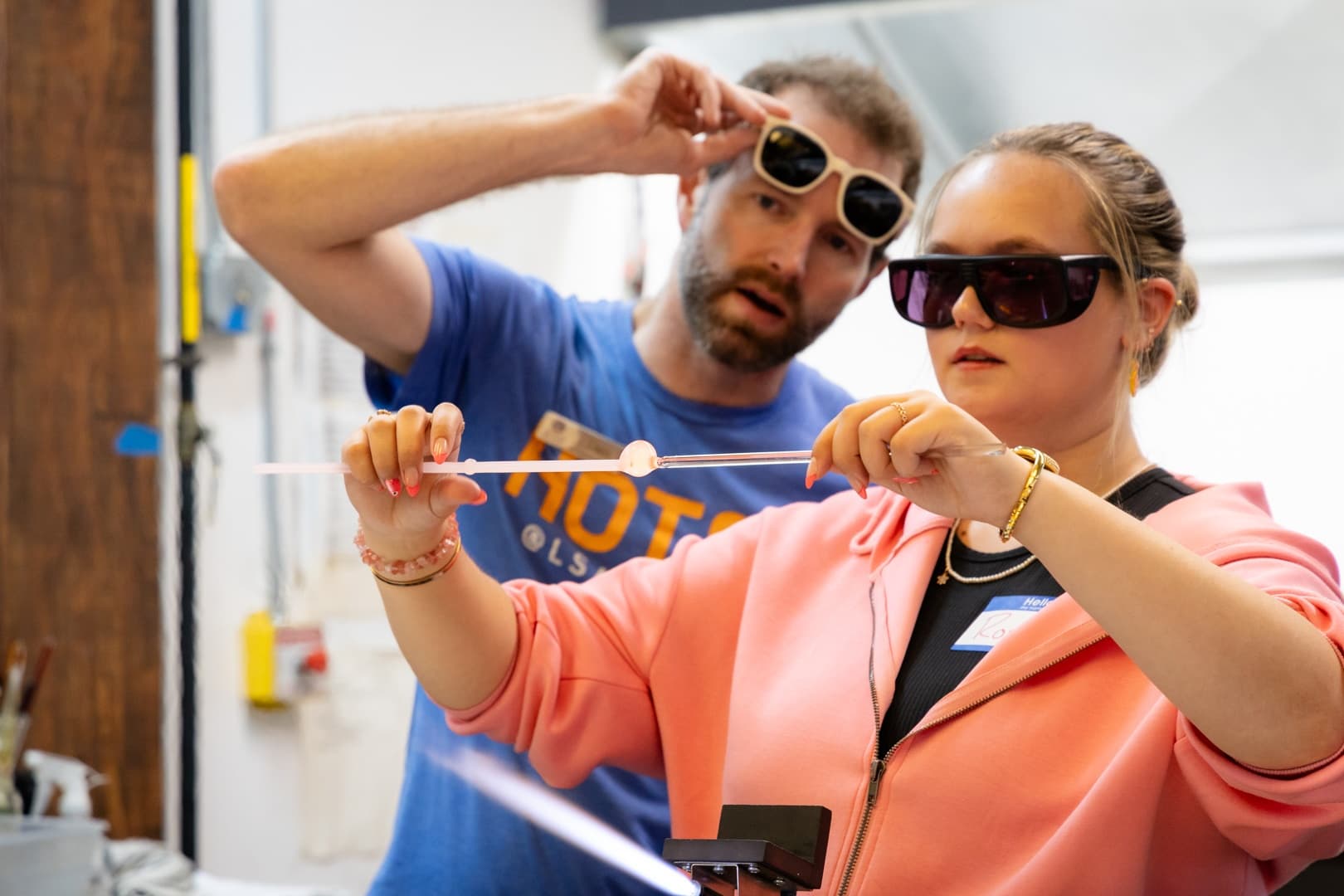 Family Flamework Class in Duluth: Private 90-Minute Glassmaking Studio on Canal Park