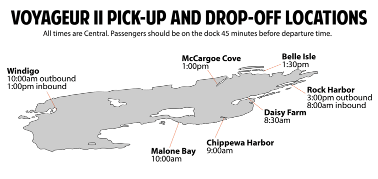 Isle Royale Ferry Adventure with Grand Portage Lines