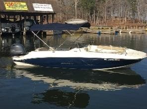 Explore Lake Gaston Aboard the 2015 Sting Ray 192 Deck Boat