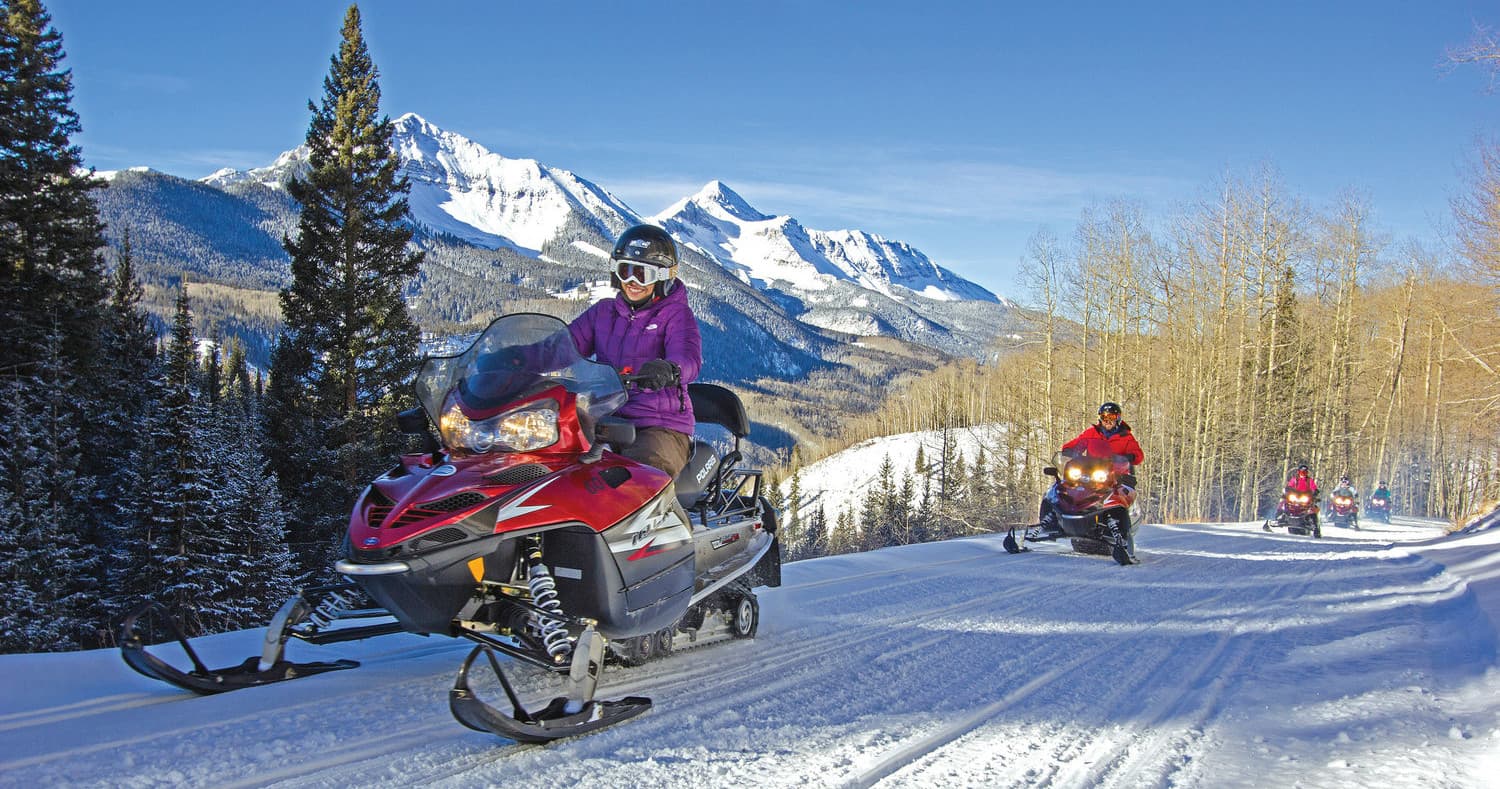 Explore Alta Ghost Town on a Colorado Snowmobile Tour