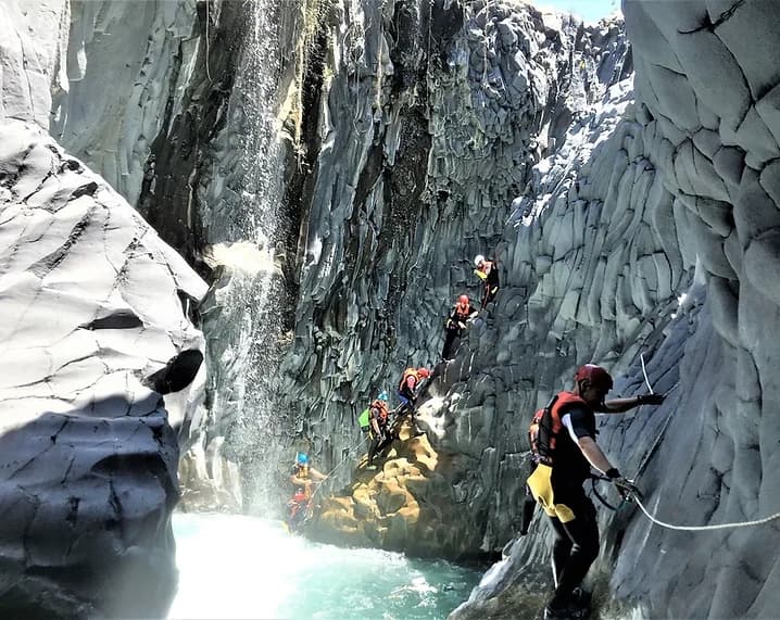 Canyoning at Mount Etna with Etna Discovery S.r.l.