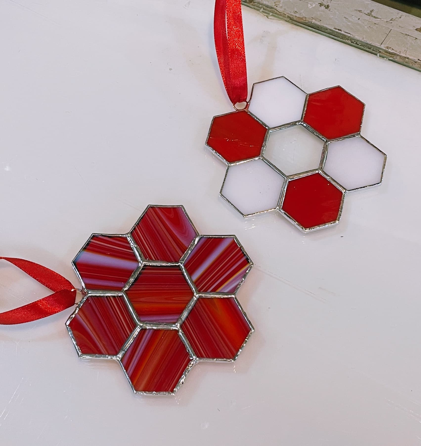 Make Stained Glass Ornaments in Santa Fe: 1-Hour Honeycomb Workshop photo 1