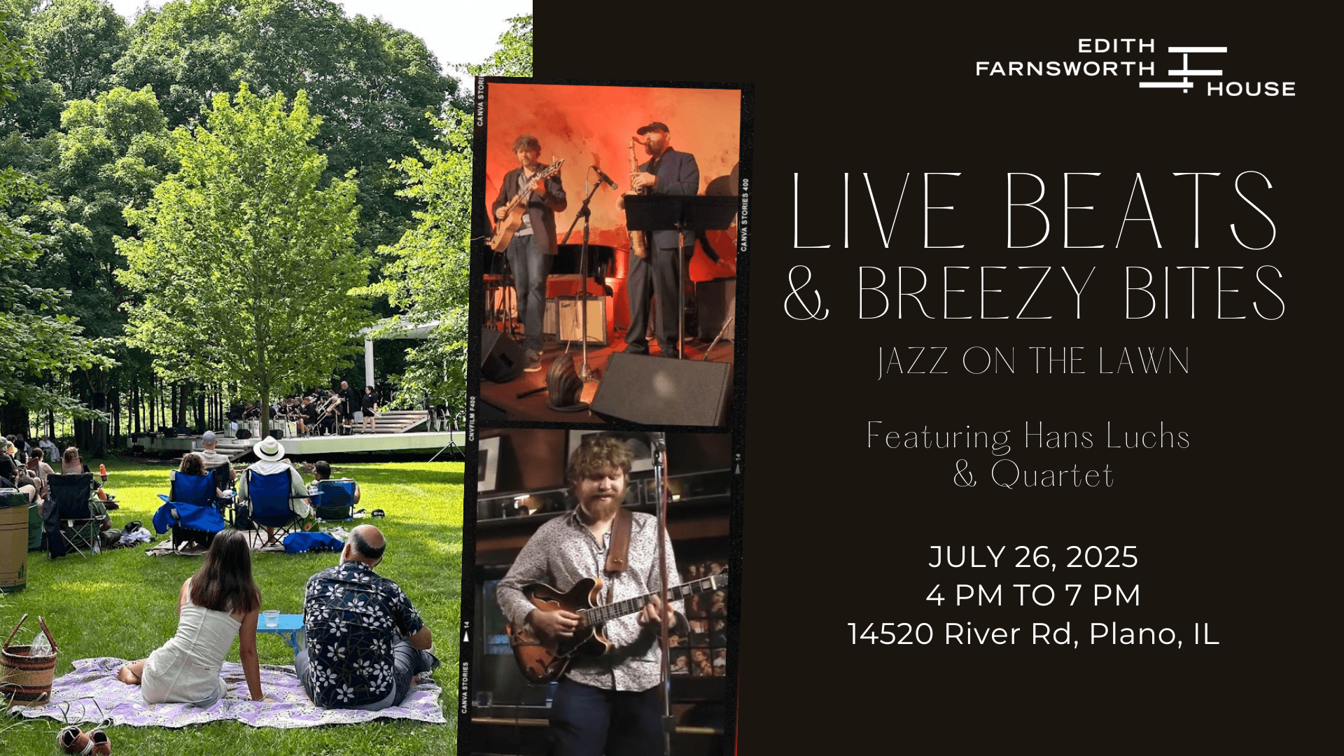 Live Beats & Breezy Bites at Farnsworth in Plano, IL