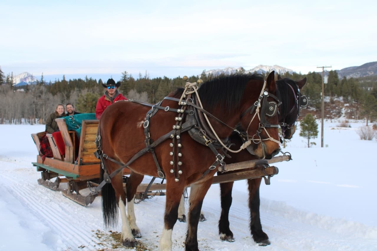 Romantic Private Sleigh Ride in Durango, Colorado
