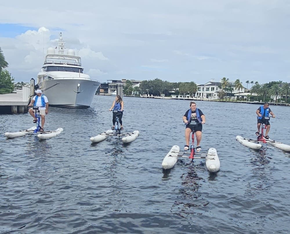 Explore Fort Lauderdale on a Scenic Water Bike Tour