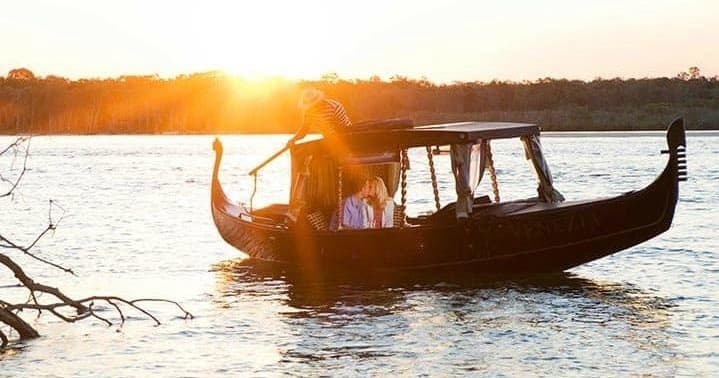 Water-Activities: Sunset Cruise by Gondolas of Noosa