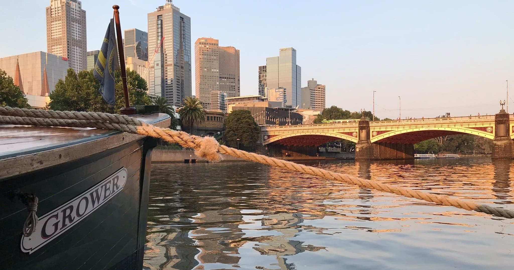 Explore Melbourne's Yarra River: Scenic Half-Hour Upstream Cruise Experience