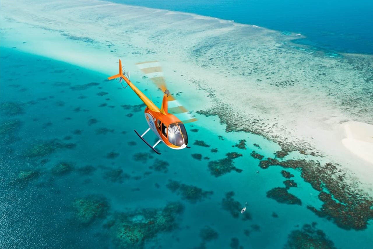 60 Minute Reef Scenic: Cairns Helicopter Flight Over the Great Barrier Reef photo 1