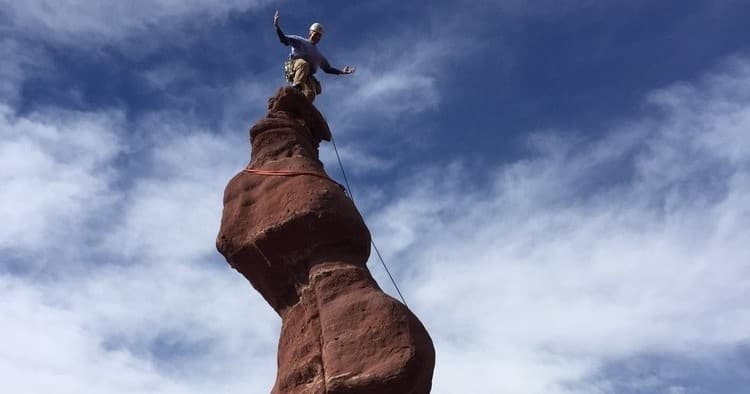 Climb Ancient Art at Fisher Towers Near Moab, Utah