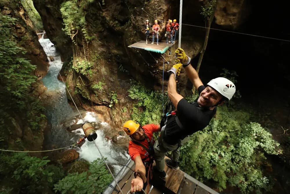 Private Canyon Canopy Tour — Zip, Rappel & Tarzan Swings in White River Canyon, Guanacaste photo 2