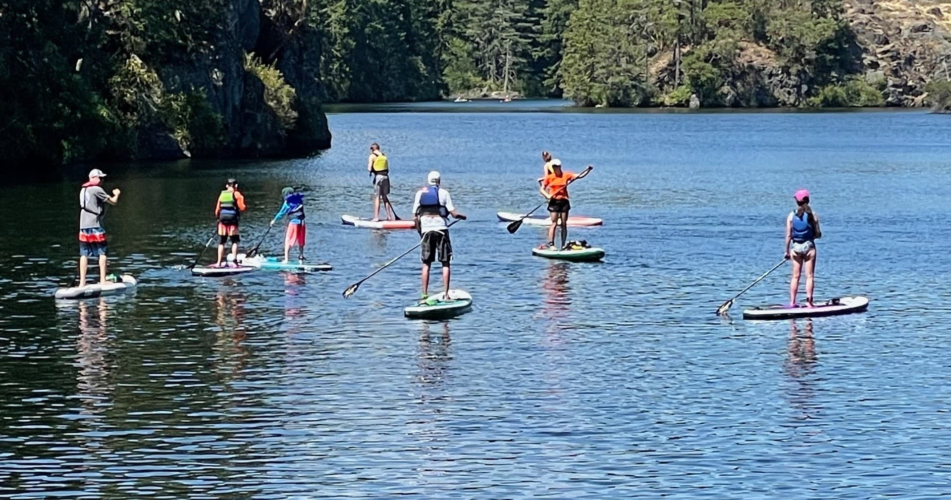 Victoria's Thetis Lake SUP with South Island SUP