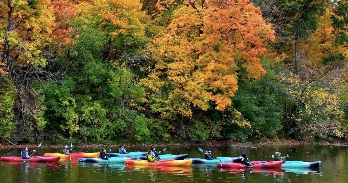 Kayaking Adventures in North Aurora with Howling Wolfe Canoe & Kayak