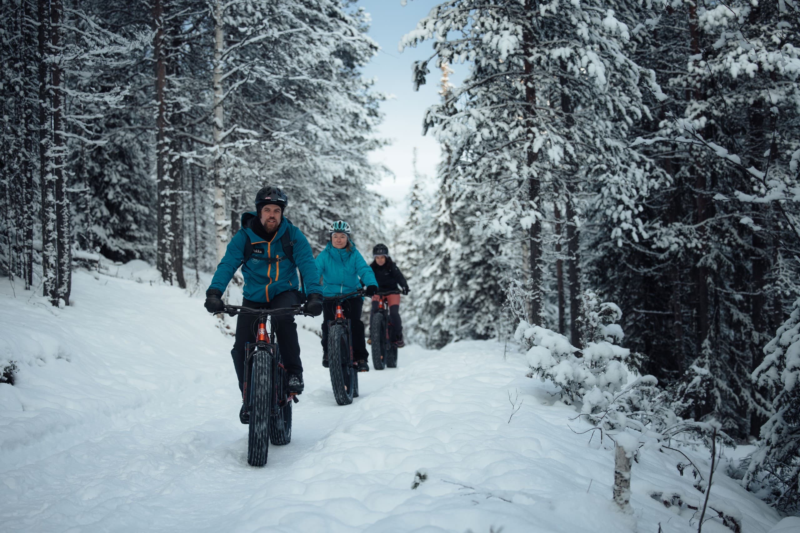 E-Fatbike Through Lapland's White Forests: Sirkka Snow Ride photo 3