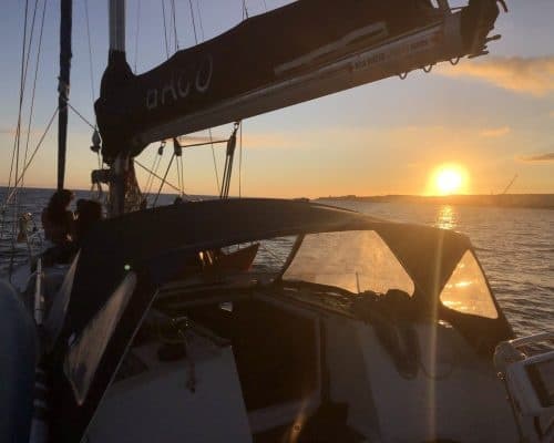Sunset Boat Cruise by Vila Watersports Center in Vila Franca do Campo
