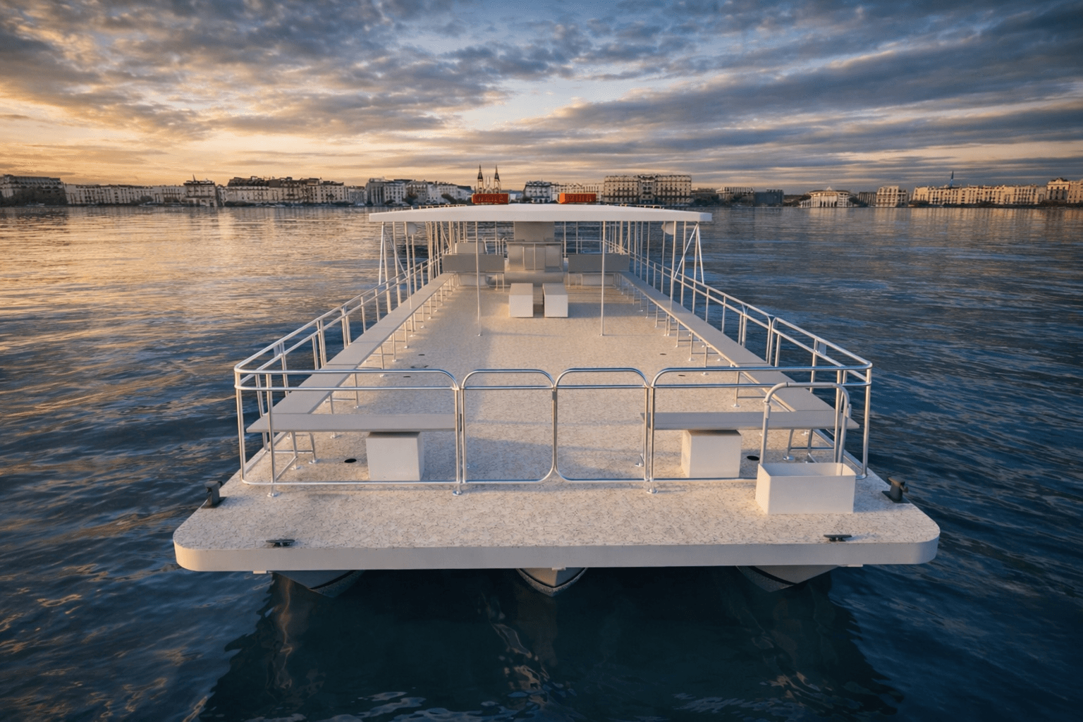 Chicago Lakefront Charter: 75ft Power Catamaran Amalfi for Private Events photo 1