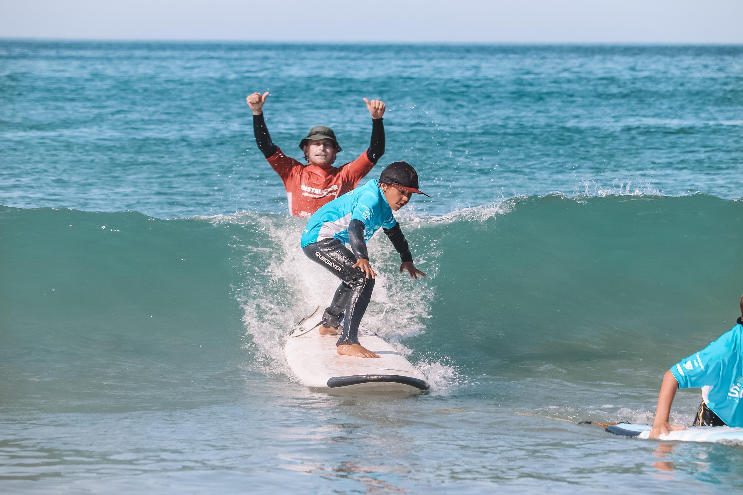 Kids Summer Surf Program at Aotearoa Surf School, Te Arai