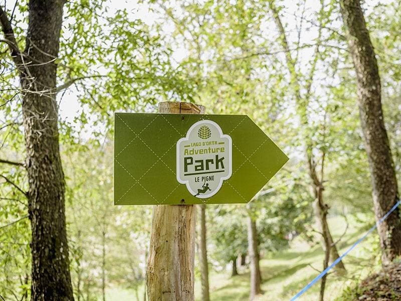 Land Adventures at Adventure Park Lago d'Orta Le Pigne