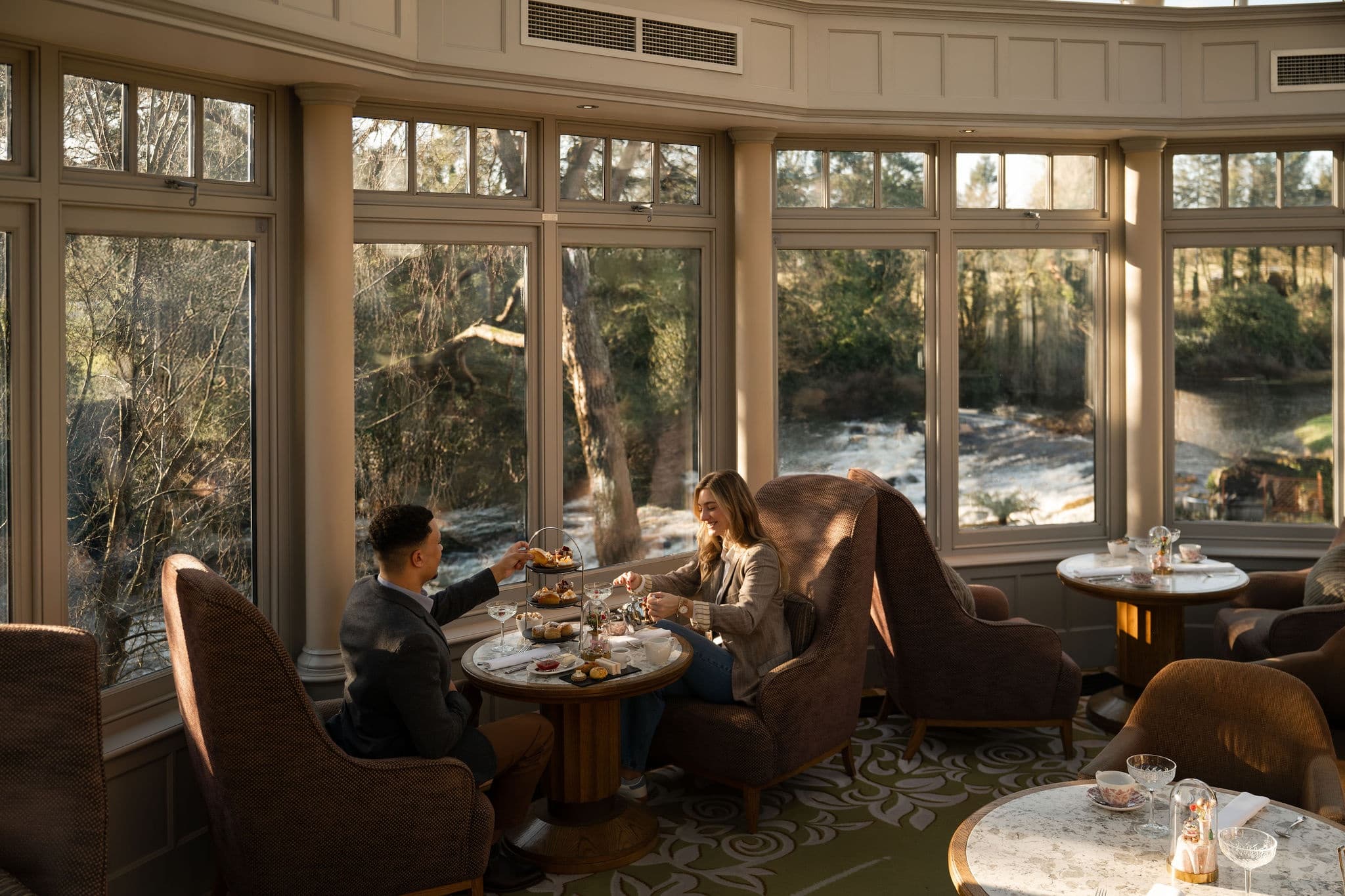 Afternoon Tea at Galgorm Resort Conservatory with River Maine Views photo 1