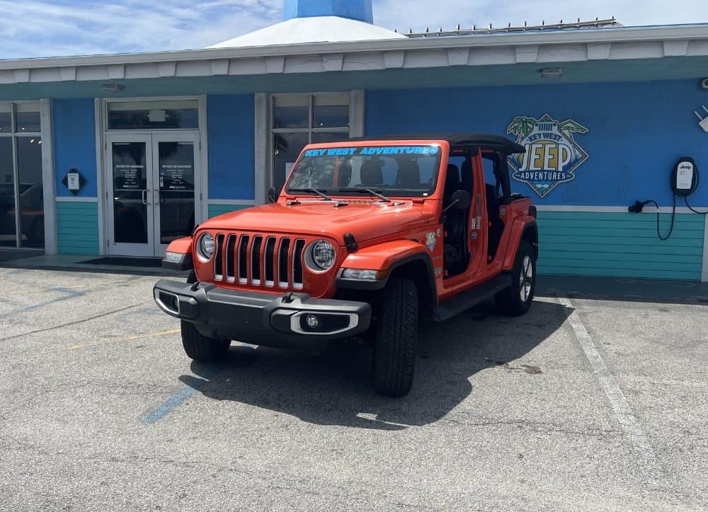 4 Door Jeep Rental for Beachside R&R in Key West, FL