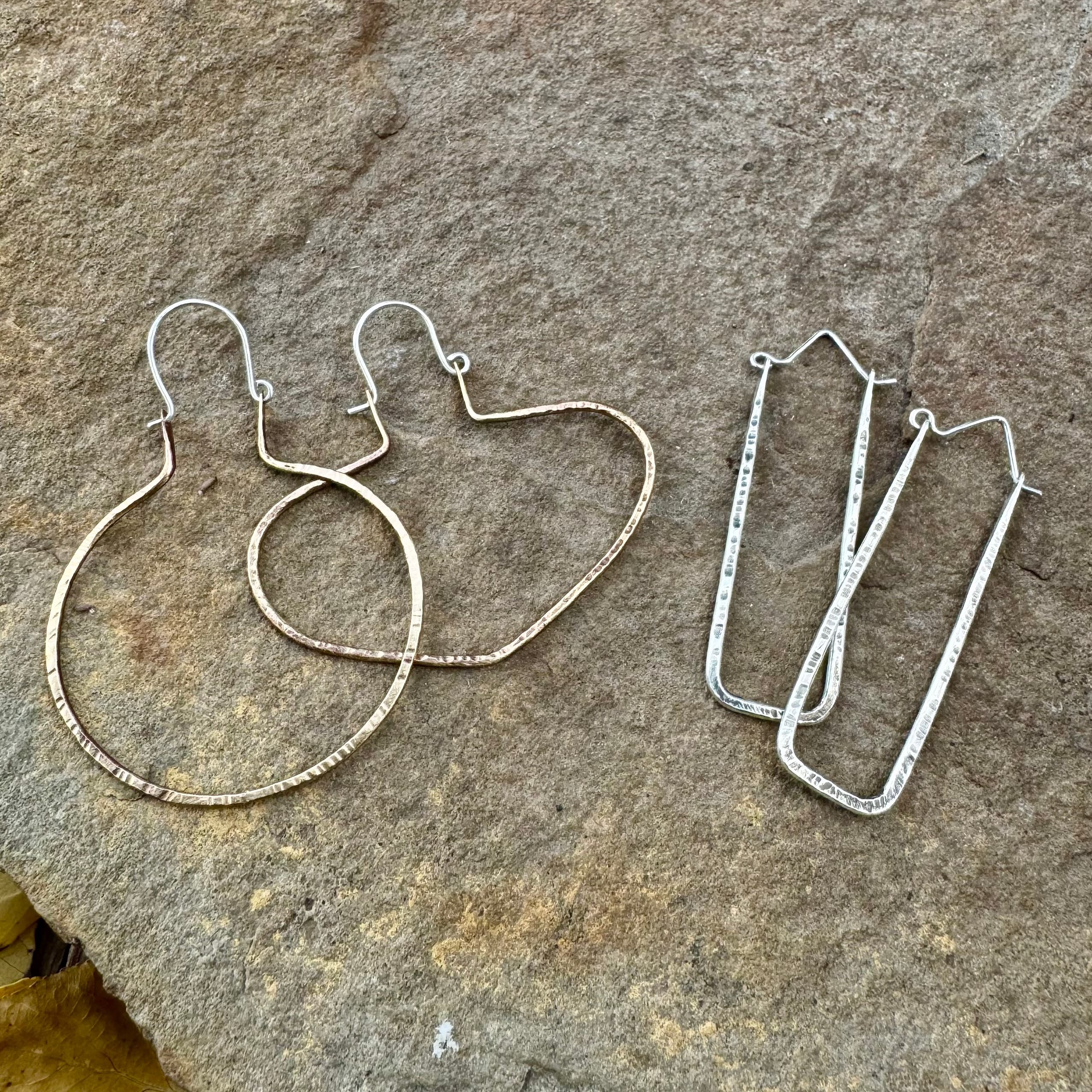 Hammered Hoops: Beginner Silversmithing Class in Grand Lake, CO