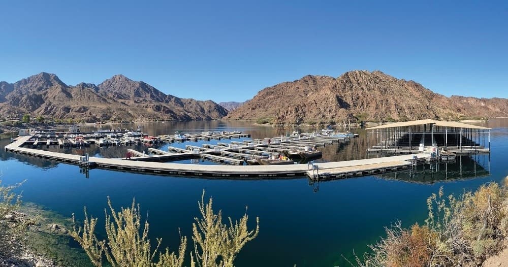 Transient Side Tie Moorage at Willow Beach Marina, AZ