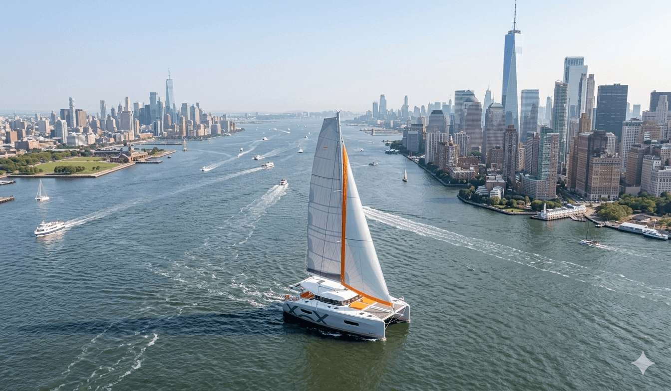 Seven-Day Passage: Charleston to Jersey City Offshore Sailing Course photo 1