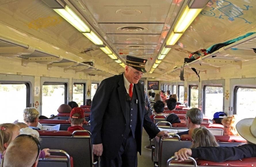 Coach Class Streamliner: Vintage 1950s Train Ride to the Canyon from Williams, AZ