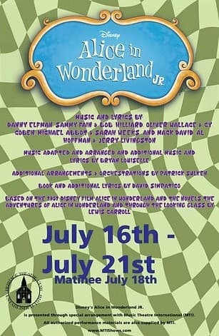 Alice in Wonderland Jr 26 in Perry, Utah - Family-Friendly Youth Theater Experience
