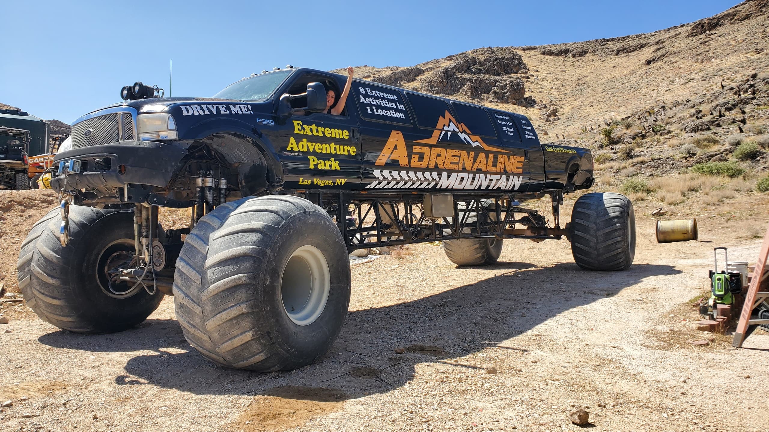 Drive a Monster Truck Adventure in Las Vegas Desert