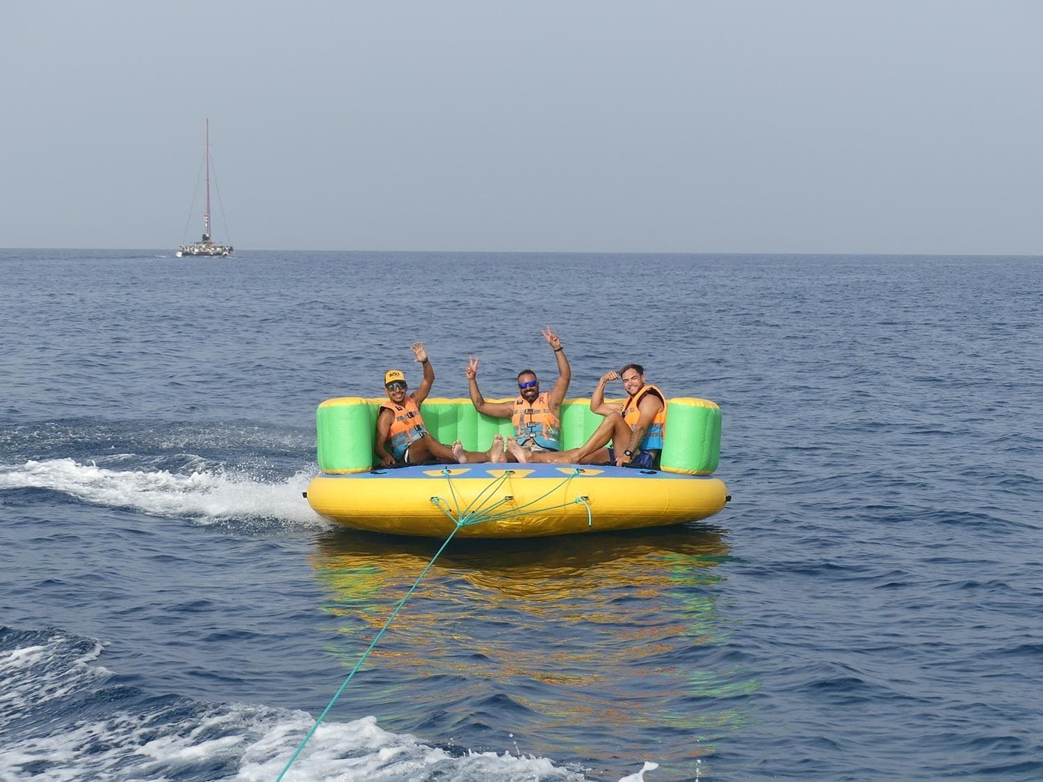 Crazy UFO Tenerife: High-Speed Inflatable UFO Ride from Puerto Colón