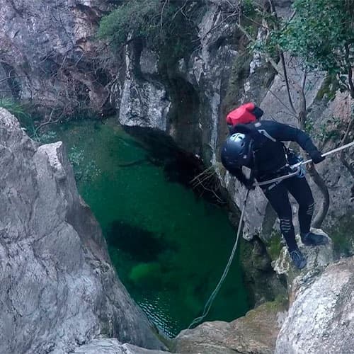 Canyoneering Barranco en Valldemossa with Outbound Mallorca