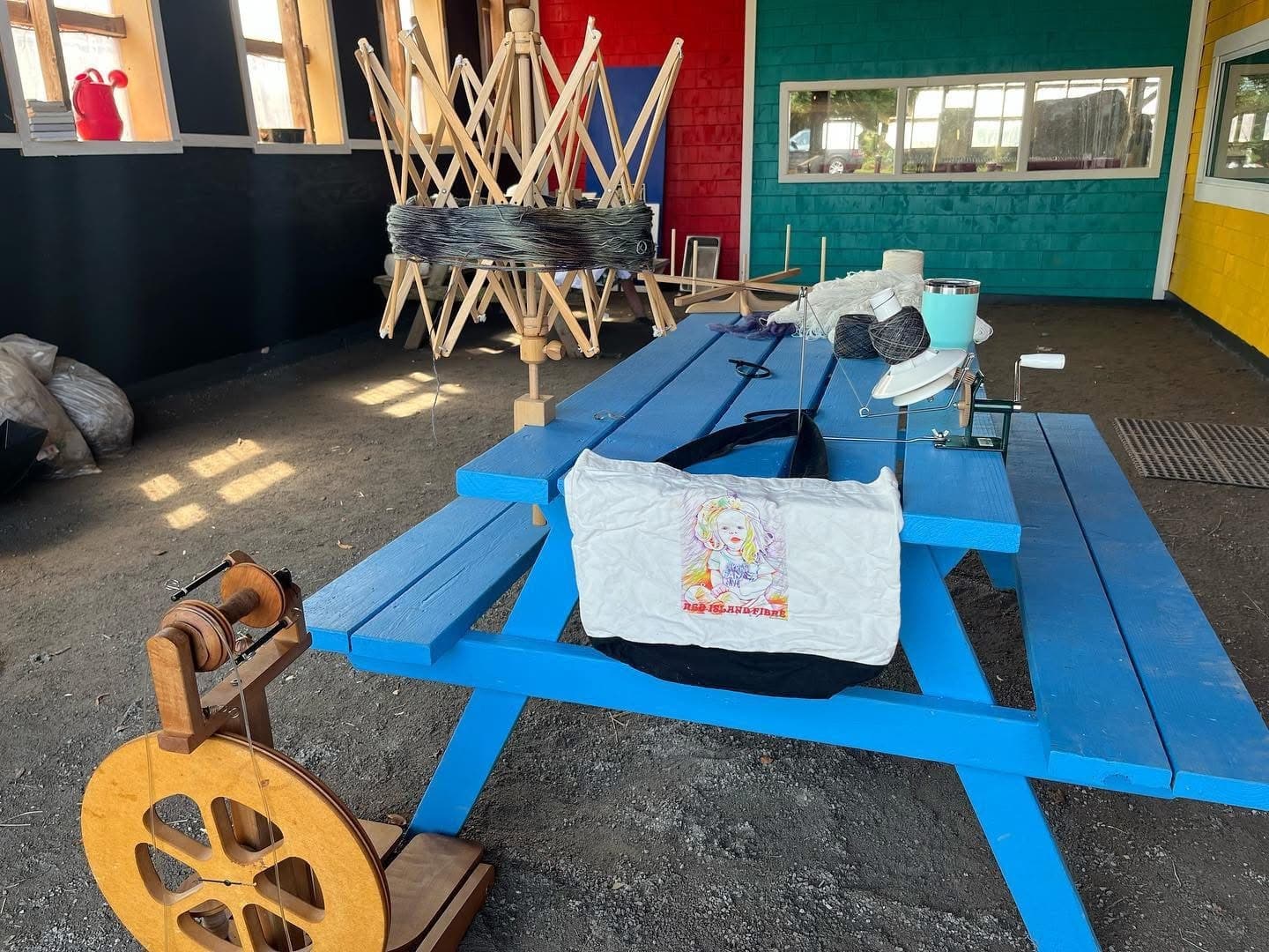 Land Adventures at Island Hill Farm: Learn to Spin Fibre