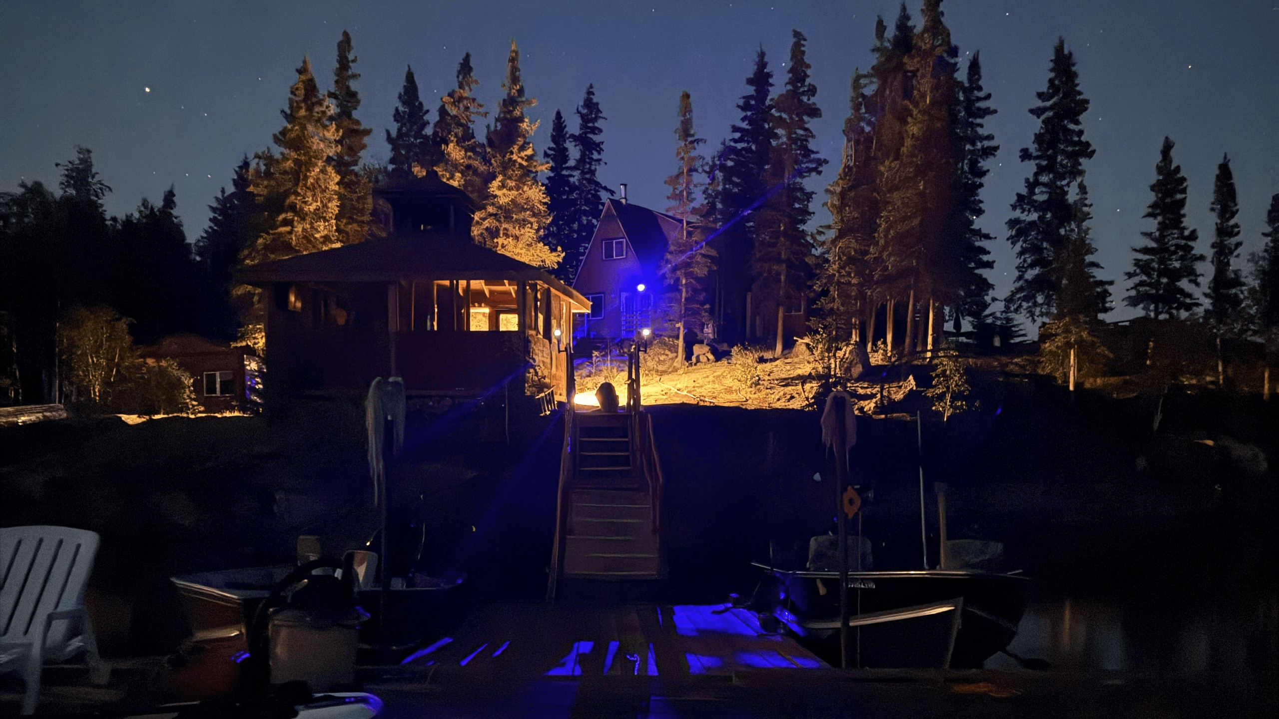 Moveable Floating Glampsite on Graham Lake: Catch Trophy Trout & Aurora Views from Yellowknife photo 2