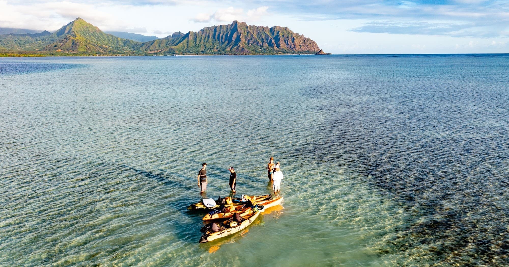 Water Activities in Kaneohe, Hawaii