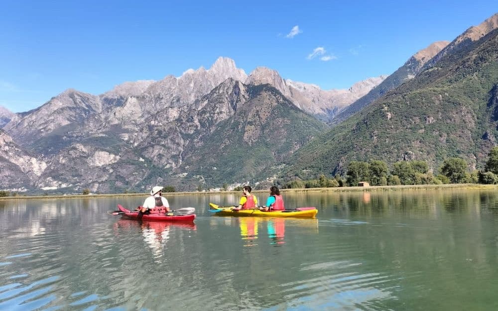 Kayaking Adventure at Lake Novate Mezzola with Bergamo XP