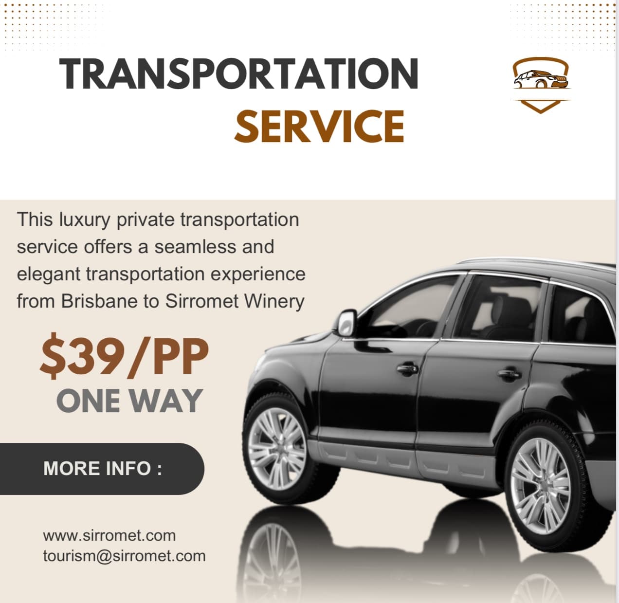 Land Adventure: Sirromet Transportation Service Experience