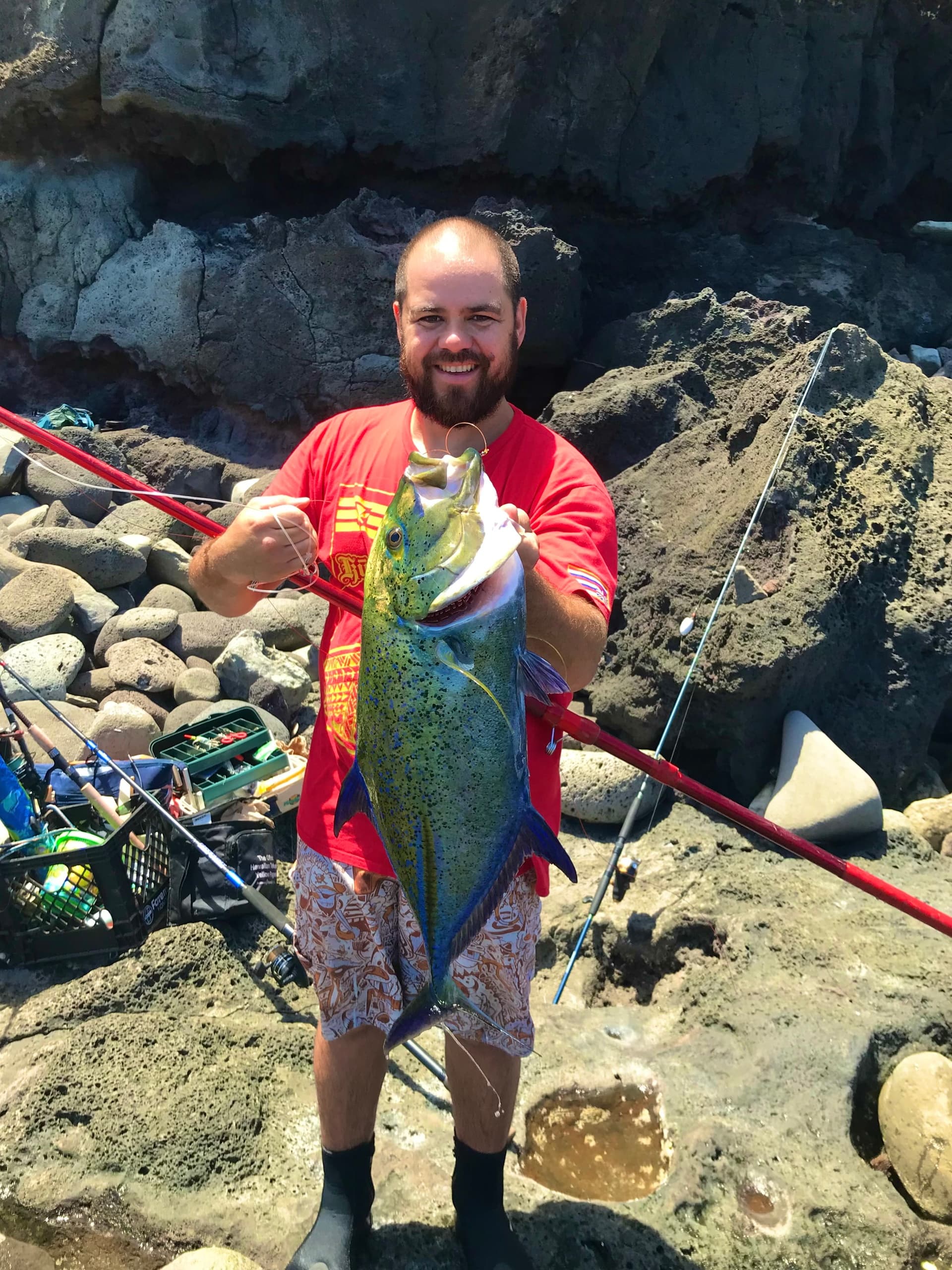 Guided Shorefishing with Lopaka's Aloha Adventures Maui