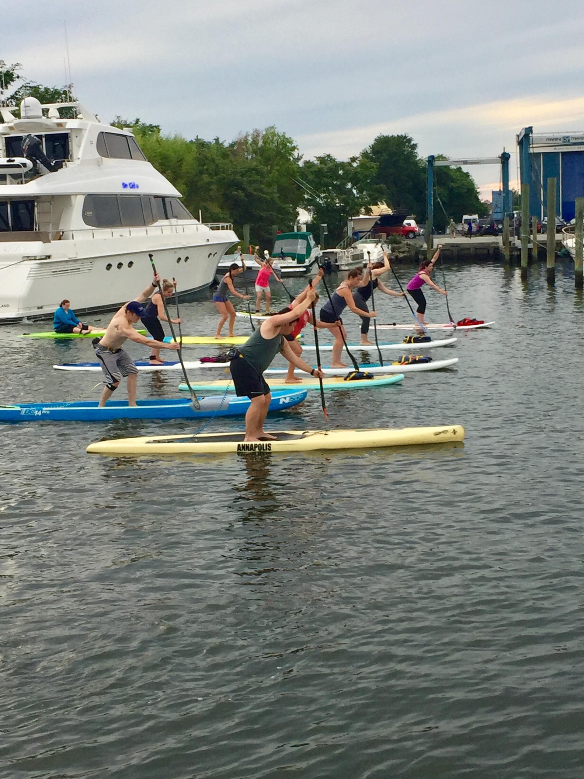 SUP Race Training in Essex, Maryland