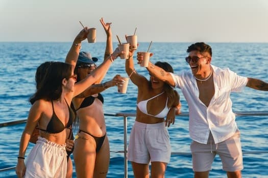 Mallorca Catamaran Day Trip: 4-Hour Swim, Snorkel & BBQ from El Arenal photo 3