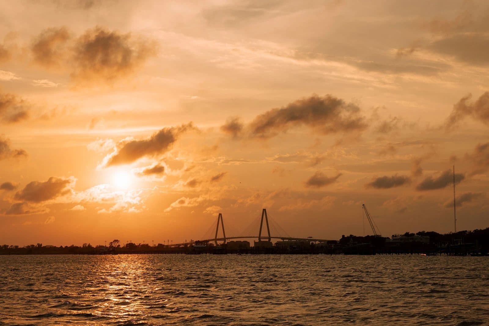 Sunset Boat Tour in Charleston Harbor: Shem Creek to Fort Sumter