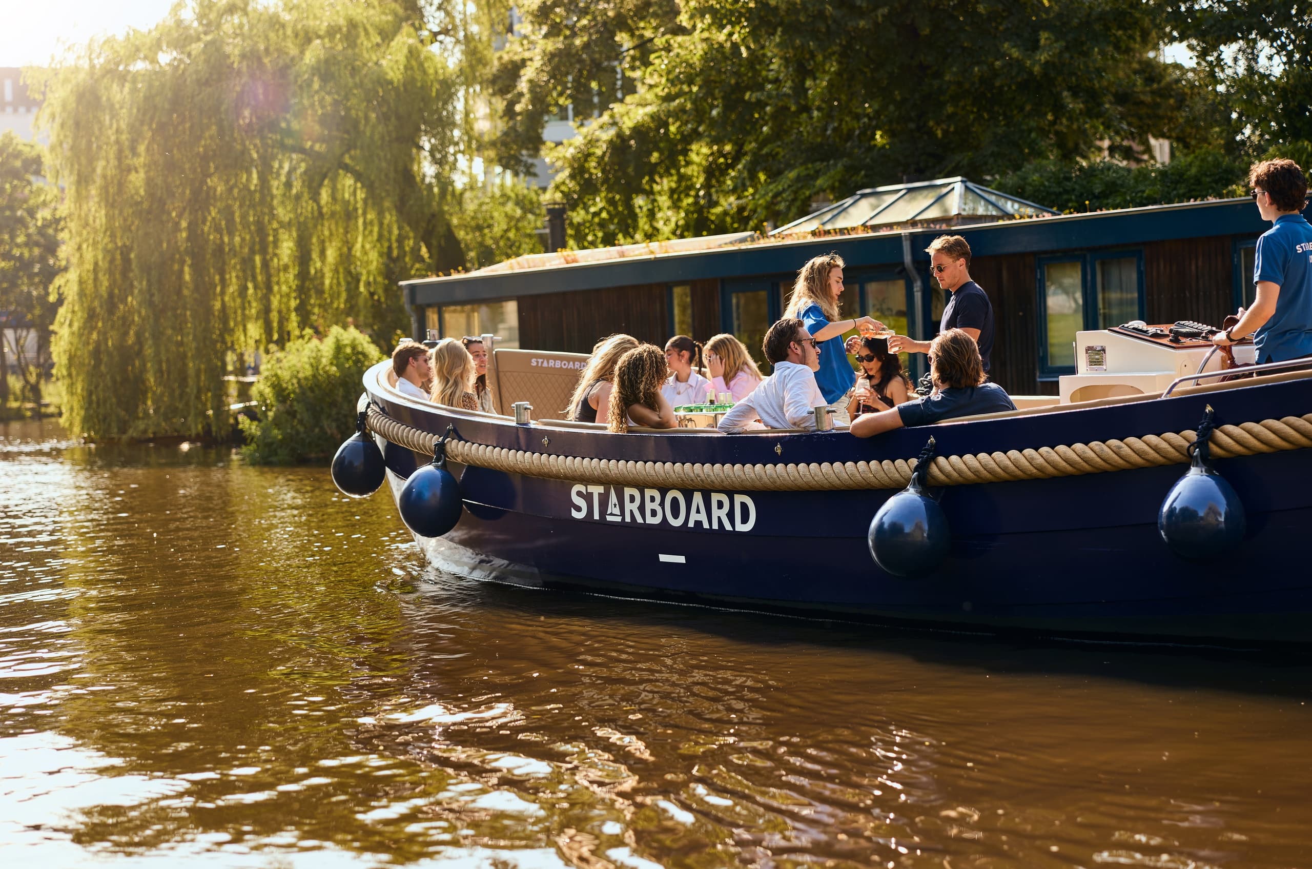 Historic Canal Cruise in Amsterdam with Starboard Boats
