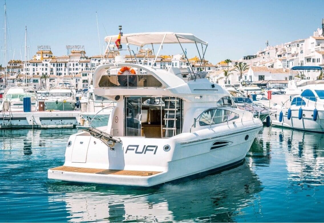 Explore Marbella’s Coast in Style: Private AstonDoa 40 Boat Charter Experience