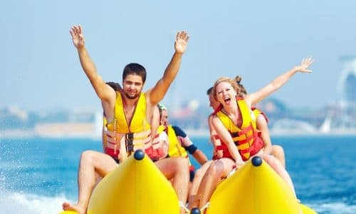 Thrilling Banana Boat Ride in Valencia: Fun for All Ages on the Water